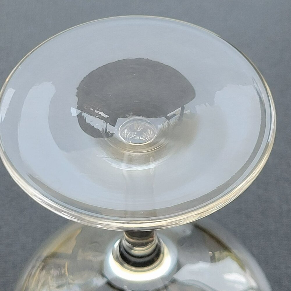 Vintage Lenox Weatherly Champagne Glass Set of 2, Platinum Trim, c1960-80s - Picture 8 of 9